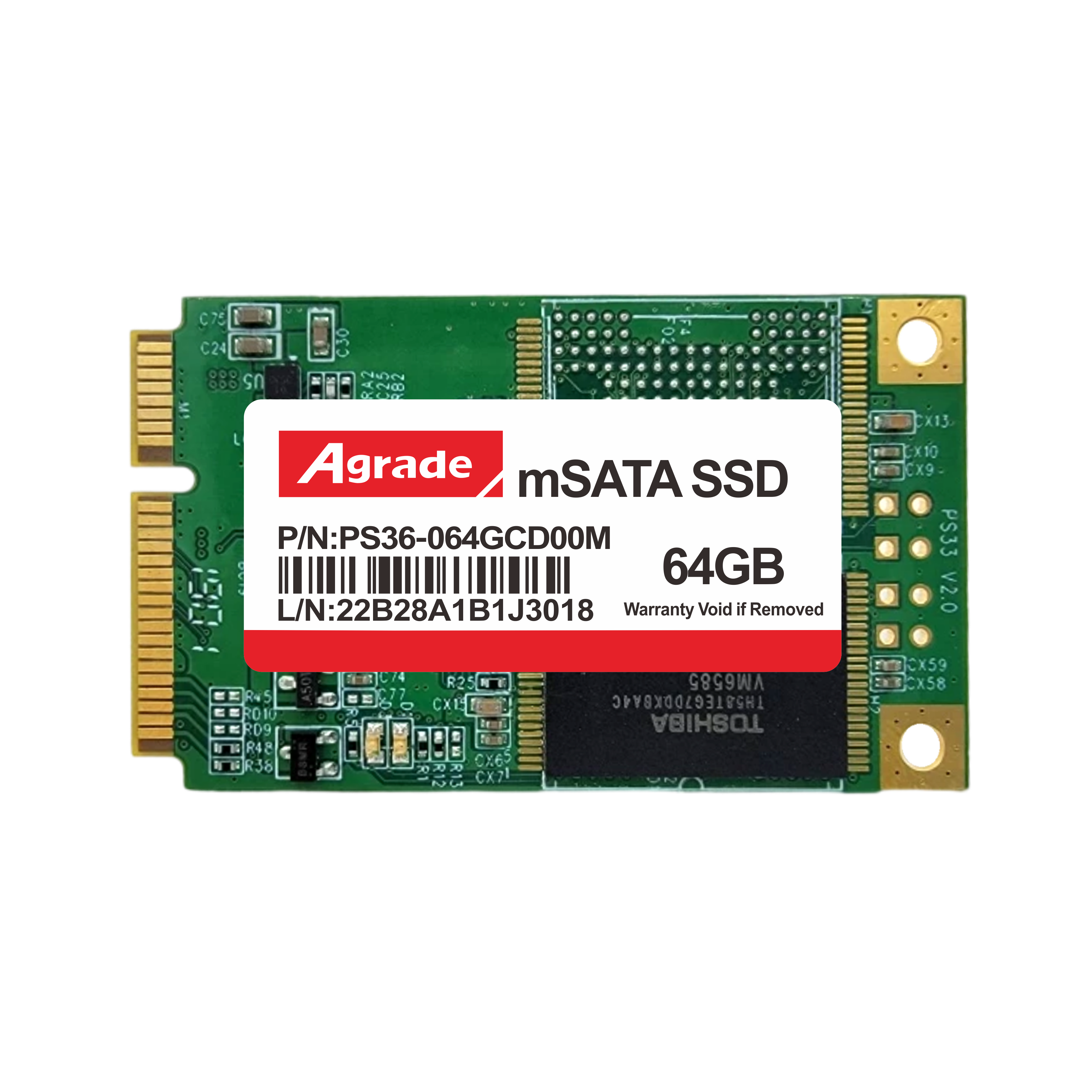 工業(yè)級mSATA(MO-300A) PS36